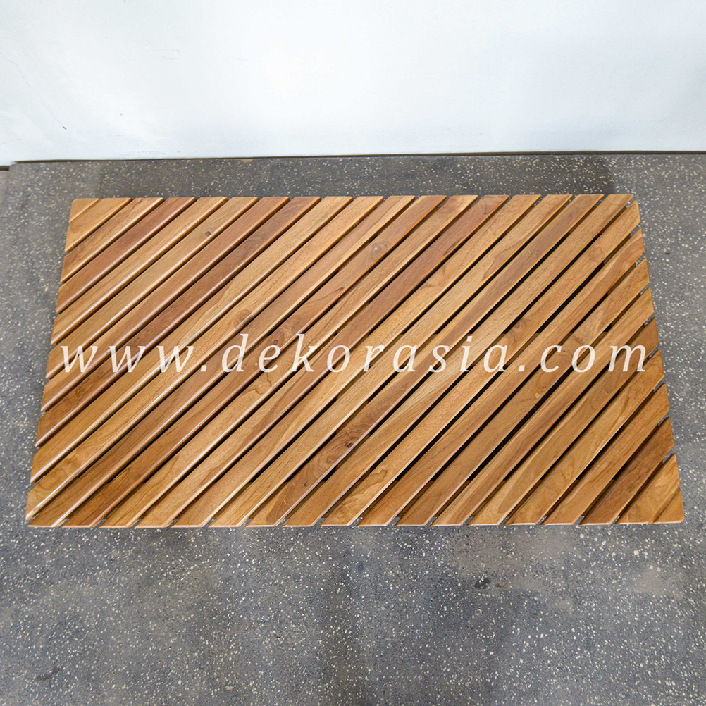 Teak Shower Mat - The House of Teak Shower Mat, Teak Bath and Shower Mats, Wooden Shower Mat - Voyage